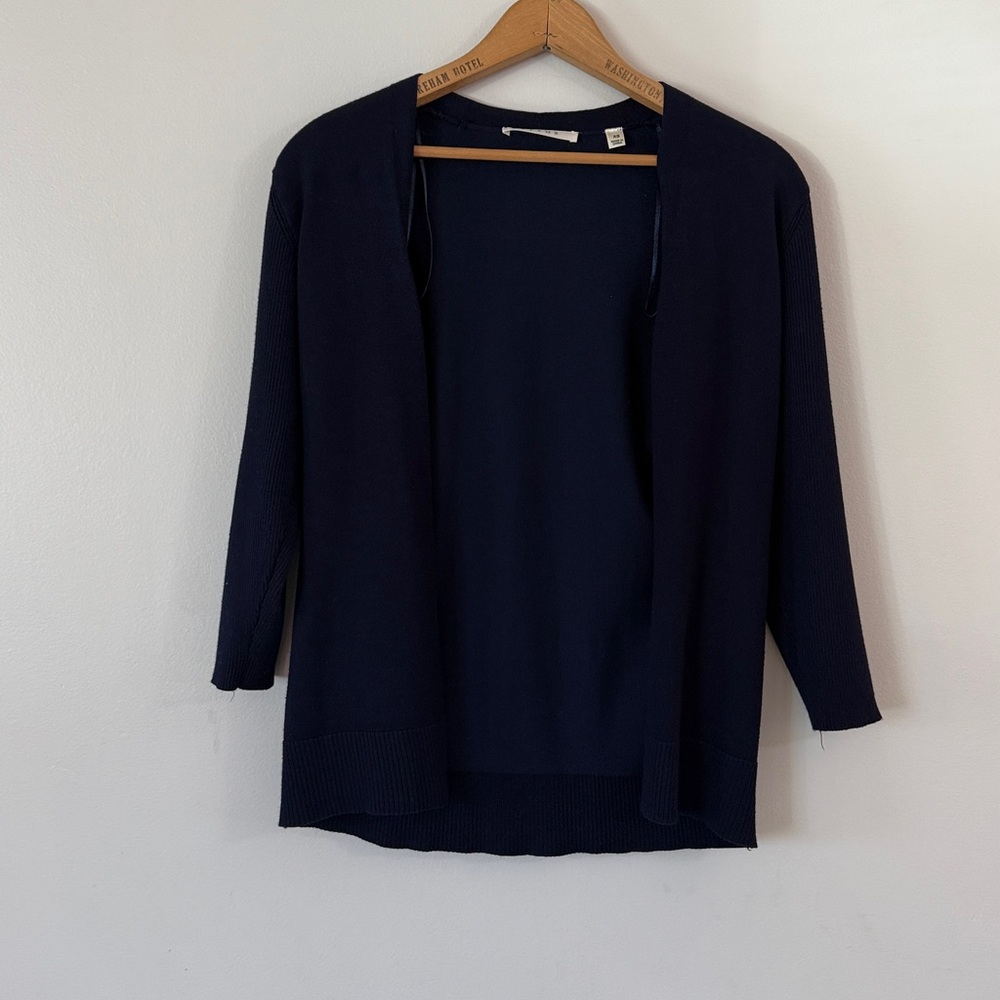 Dark Academia navy blue Cyrus cardigan Size Small